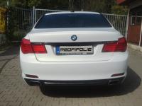 BMW 7 - celopřevlek do bílé perleti / po