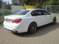 BMW 7 - celopřevlek do bílé perleti / po